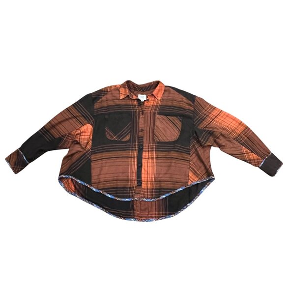 Urban Outfitters BDG Karl Slouchy Plaid Flannel Button Down Shirt, NWT, L - Picture 3 of 11